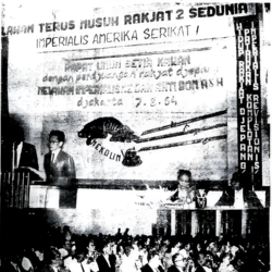 Rapat Umum Melawan Imperialisme AS (Bintang Timur, 8 Agustus 1964, halaman I)