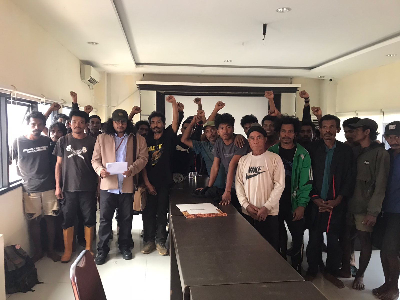 11 Warga Maba Sangaji Penolak Tambang PT Position Jadi Tersangka